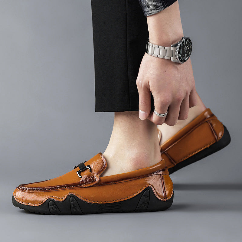 BENTLEY™ GENUINE LEATHER SLIP-ON LOAFERS