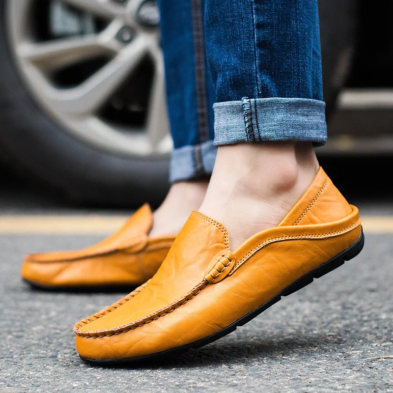 CHRISTOPH™ GENUINE LEATHER COMFY SLIP-ON LOAFERS